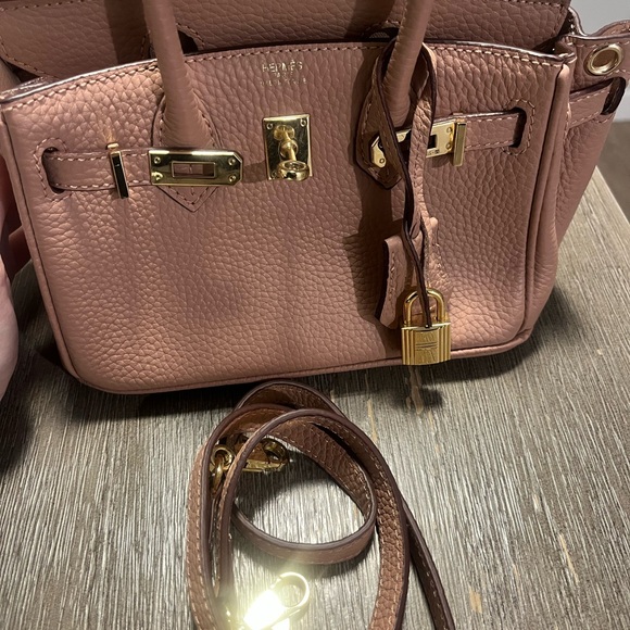 Hermes Dusty Rose Mauve mini Birkin - Picture 2 of 6